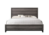 Akerson Gray King Panel Bed by Crown Mark at Eve Furniture