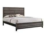 Akerson Gray King Panel Bed by Crown Mark at Eve Furniture