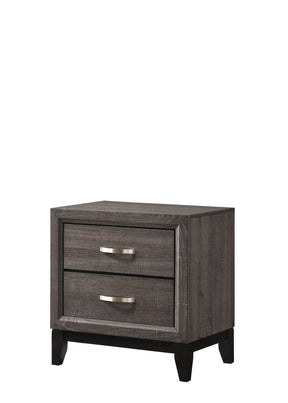 Akerson Gray Nightstand by Crown Mark at Eve Furniture