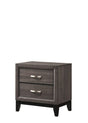 Akerson Gray Nightstand by Crown Mark at Eve Furniture
