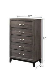 Akerson Gray Panel Bedroom Set by Crown Mark at Eve Furniture