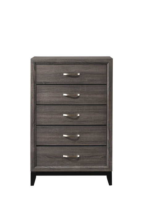Akerson Gray Panel Bedroom Set by Crown Mark at Eve Furniture