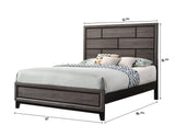 Akerson Gray Panel Bedroom Set by Crown Mark at Eve Furniture