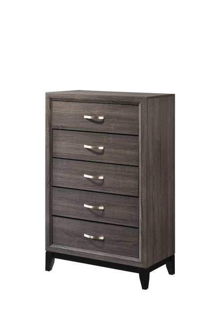 Akerson Gray Panel Bedroom Set by Crown Mark at Eve Furniture