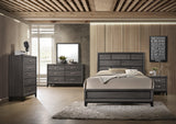 Akerson Gray Twin Panel Bed by Crown Mark at Eve Furniture