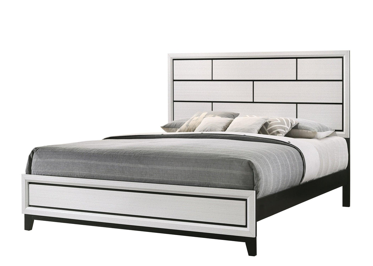Akerson Chalk Panel Bedroom Set by Crown Mark at Eve Furniture