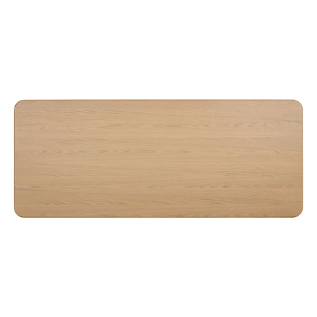 Akola Oak 106" Rectangular Dining Table by TOV Furniture at Eve Furniture