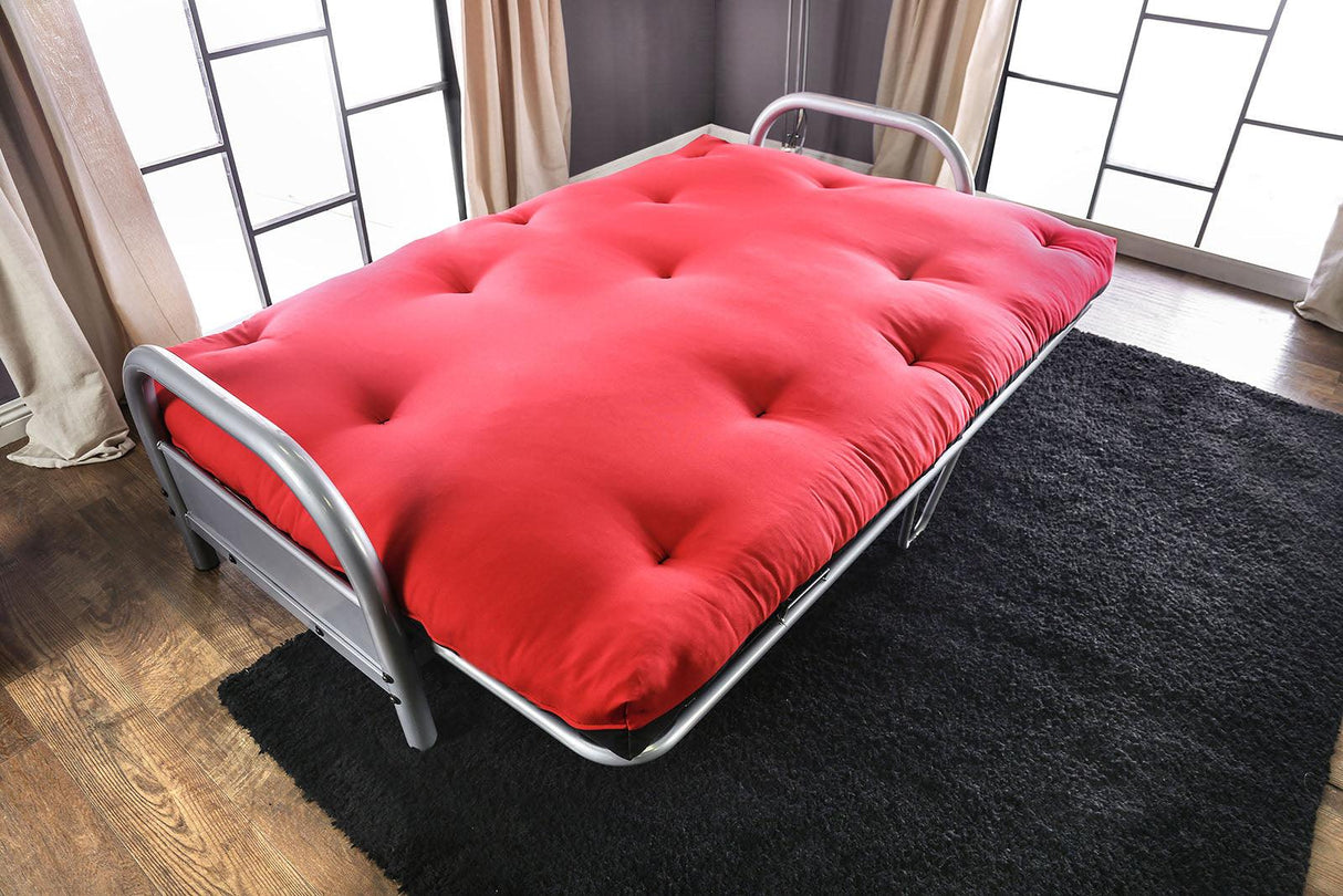 Aksel Black/Red Futon Mattress by Furniture of America at Eve Furniture