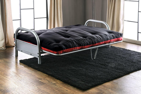 Aksel Black/Red Futon Mattress by Furniture of America at Eve Furniture