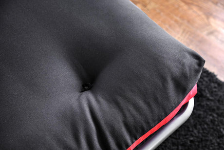 Aksel Black/Red Futon Mattress by Furniture of America at Eve Furniture
