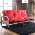 Aksel Black/Red Futon Mattress by Furniture of America at Eve Furniture