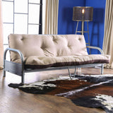 Aksel Khaki/Brown Futon Mattress by Furniture of America at Eve Furniture