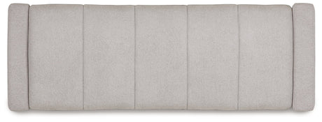 Akselman Gray Storage Bench by Ashley at Eve Furniture