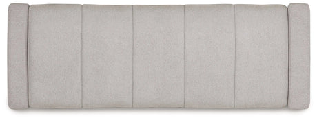 Akselman Gray Storage Bench by Ashley at Eve Furniture