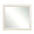 Alabaster Light Gray Bedroom Mirror by Homelegance at Eve Furniture