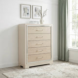 Alabaster Light Gray Chest by Homelegance at Eve Furniture