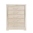 Alabaster Light Gray Chest by Homelegance at Eve Furniture