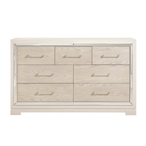 Alabaster Light Gray Dresser by Homelegance at Eve Furniture