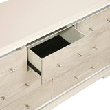 Alabaster Light Gray/Cream Bedroom Set by Homelegance at Eve Furniture