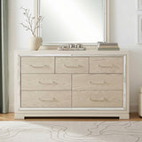 Alabaster Light Gray/Cream Bedroom Set by Homelegance at Eve Furniture