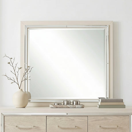 Alabaster Light Gray/Cream Bedroom Set by Homelegance at Eve Furniture