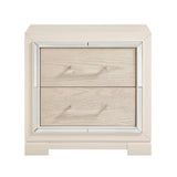 Alabaster Light Gray/Cream Bedroom Set by Homelegance at Eve Furniture