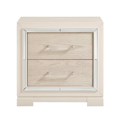 Alabaster Light Gray/Cream Bedroom Set by Homelegance at Eve Furniture