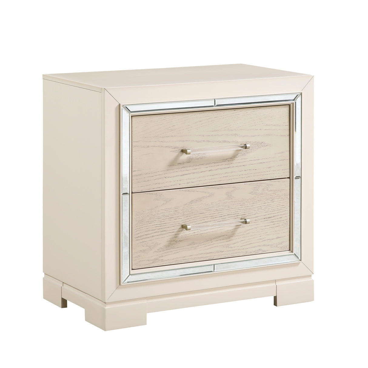 Alabaster Light Gray/Cream Bedroom Set by Homelegance at Eve Furniture