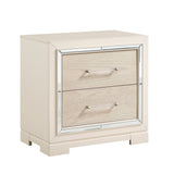 Alabaster Light Gray/Cream Bedroom Set by Homelegance at Eve Furniture