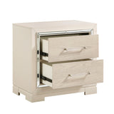 Alabaster Light Gray/Cream Bedroom Set by Homelegance at Eve Furniture