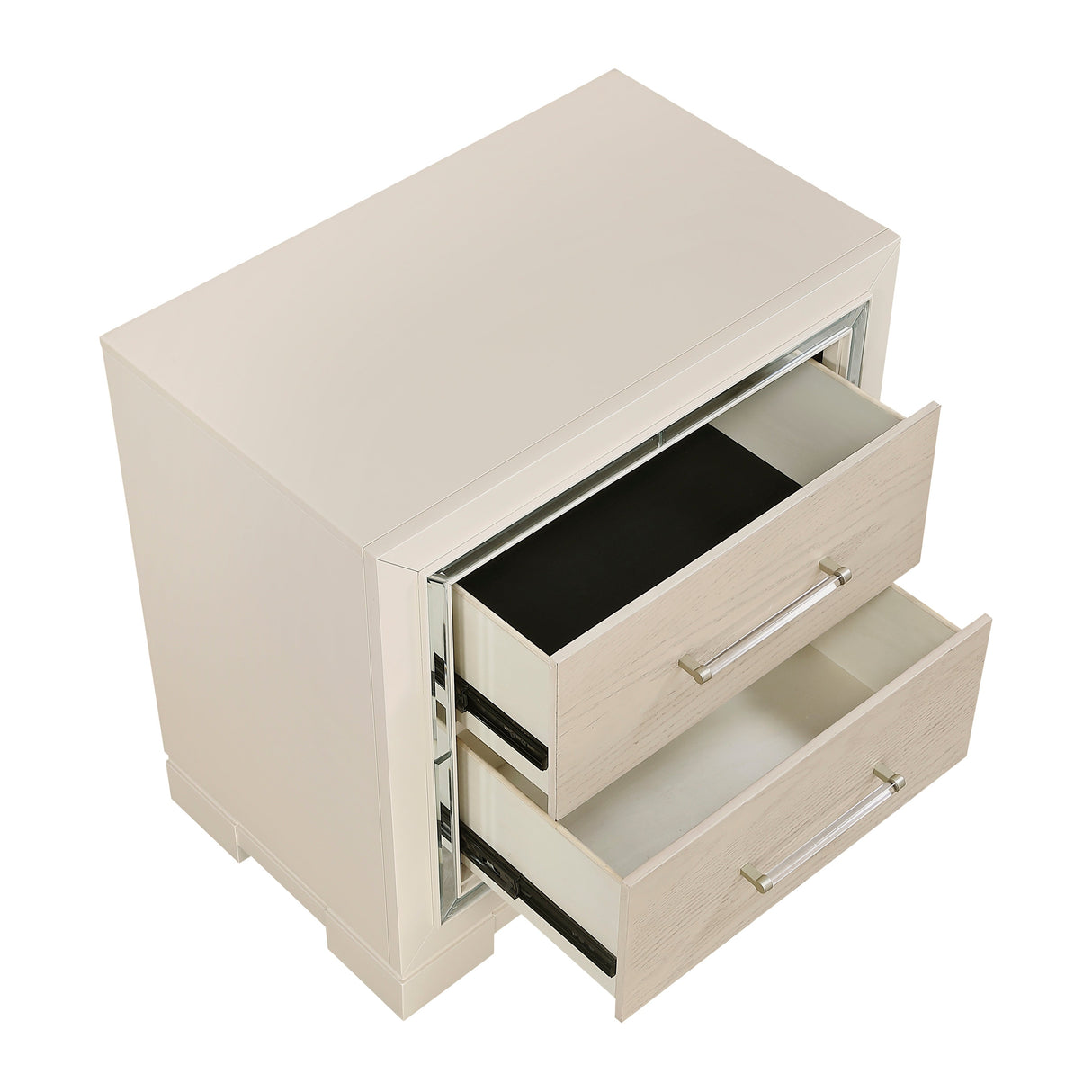 Alabaster Light Gray/Cream Bedroom Set by Homelegance at Eve Furniture