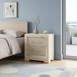 Alabaster Light Gray/Cream Bedroom Set by Homelegance at Eve Furniture