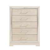 Alabaster Light Gray/Cream Bedroom Set by Homelegance at Eve Furniture
