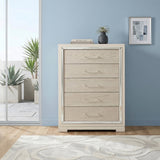 Alabaster Light Gray/Cream Bedroom Set by Homelegance at Eve Furniture