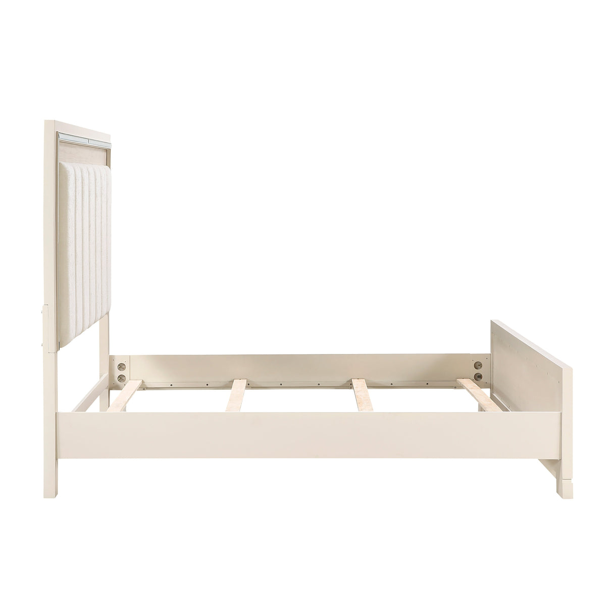Alabaster Light Gray/Cream Bedroom Set by Homelegance at Eve Furniture