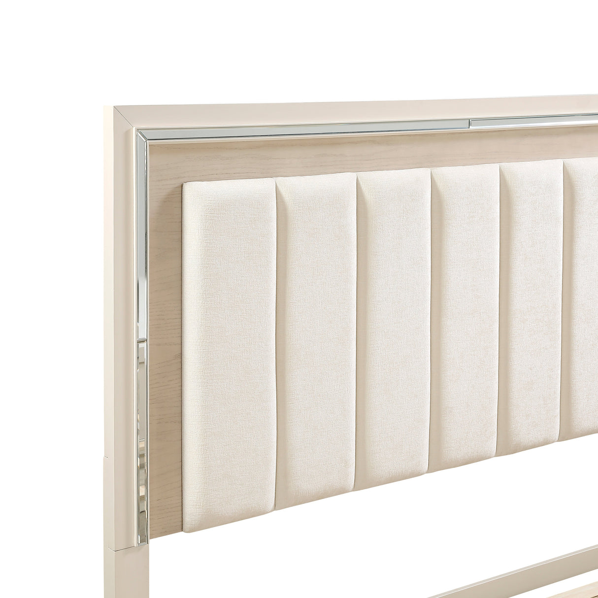 Alabaster Light Gray/Cream Bedroom Set by Homelegance at Eve Furniture