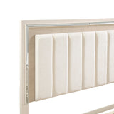 Alabaster Light Gray/Cream Bedroom Set by Homelegance at Eve Furniture
