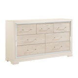 Alabaster Light Gray/Cream Bedroom Set by Homelegance at Eve Furniture