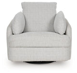 Alainmont Stone Swivel Power Recliner by Ashley at Eve Furniture