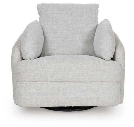 Alainmont Stone Swivel Power Recliner by Ashley at Eve Furniture