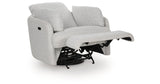 Alainmont Stone Swivel Power Recliner by ASHLEY FURNITURE at Eve Furniture
