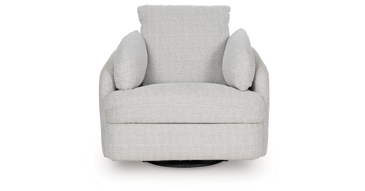 Alainmont Stone Swivel Power Recliner by ASHLEY FURNITURE at Eve Furniture