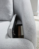 Alainmont Stone Swivel Power Recliner by ASHLEY FURNITURE at Eve Furniture