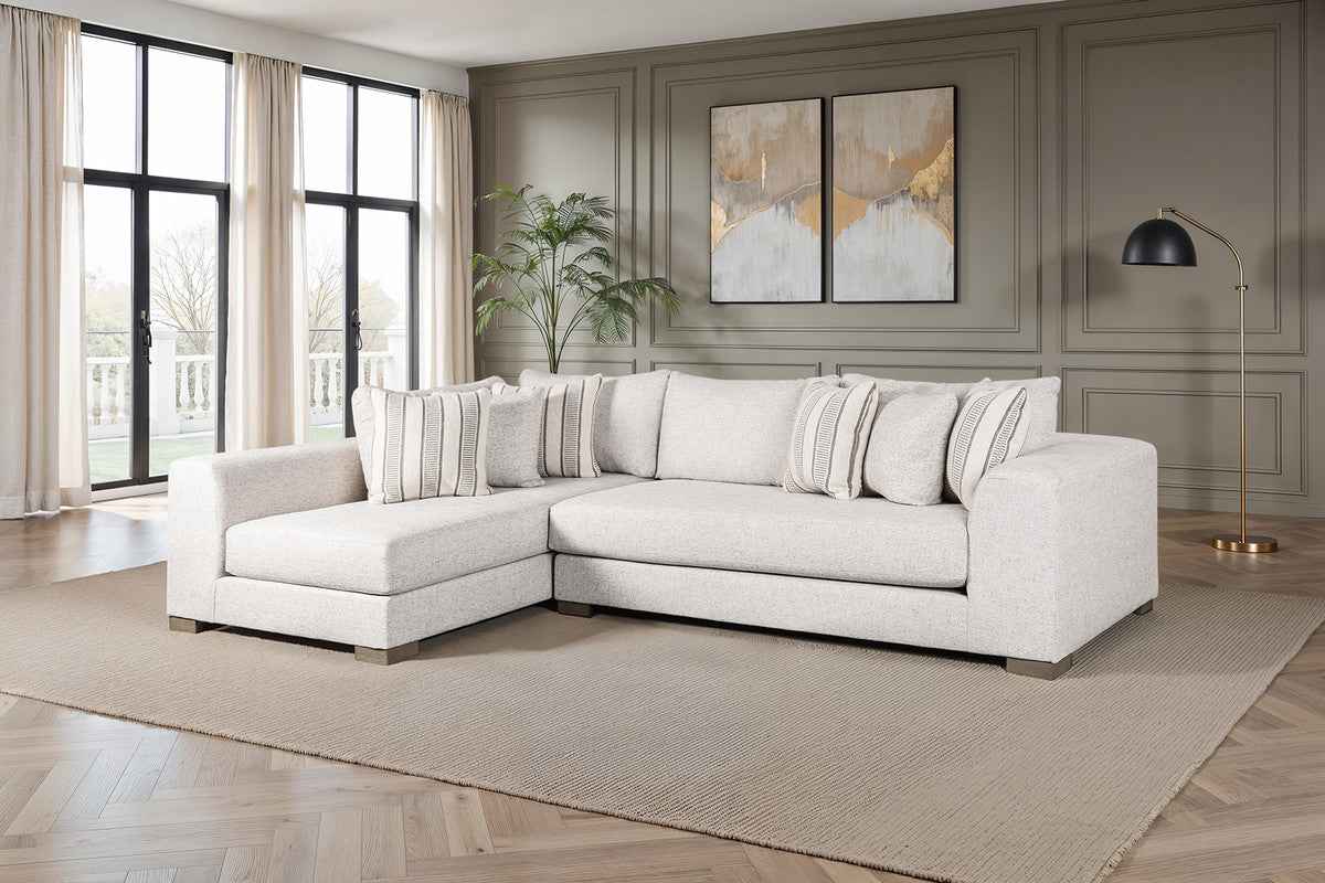 Alameda Natural Quartzite Sectional by Furniture of America at Eve Furniture
