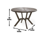 Alamo 45 inch Round Dining Table by Steve Silver at Eve Furniture