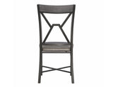 Alamo Gray PU Side Chair, Set of 2