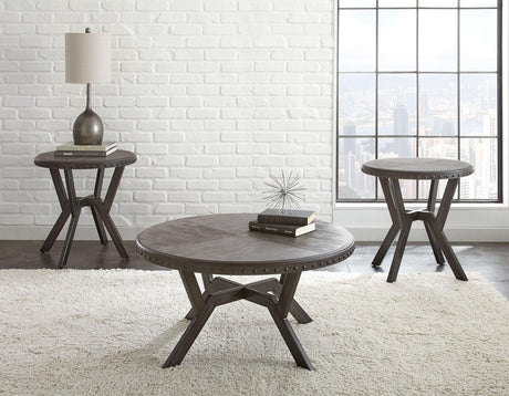 Alamo Round Cocktail Table by Steve Silver at Eve Furniture