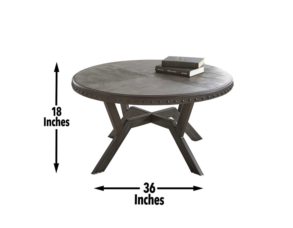 Alamo Round Cocktail Table by Steve Silver at Eve Furniture