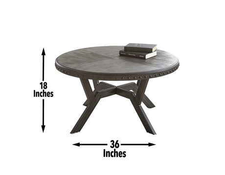 Alamo Round Cocktail Table by Steve Silver at Eve Furniture