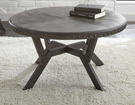 Alamo Round Cocktail Table by Steve Silver at Eve Furniture